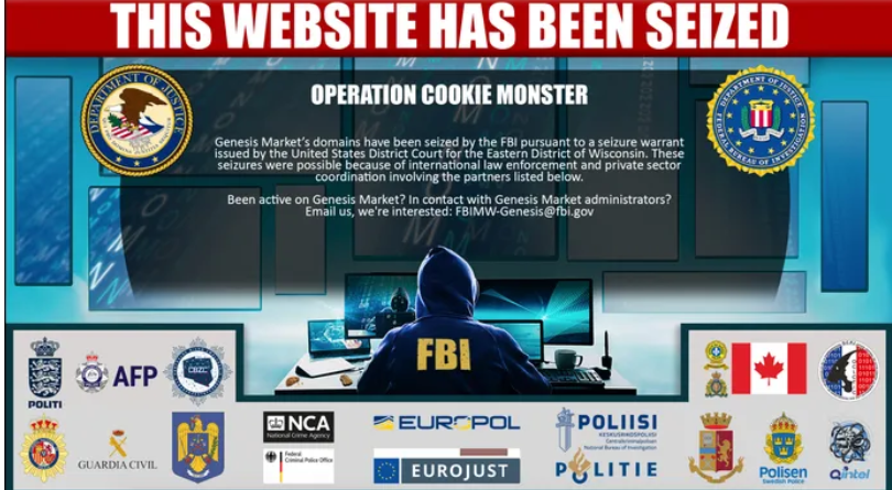 “曲奇怪兽行动”：FBI捣毁了Genesis大规模身份盗窃的网络犯罪论坛